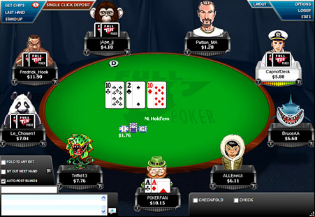 Full Tilt Poker Table